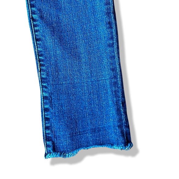 Women's Kut from the Kloth Mia Cropped Raw Hem Skinny Stretch Denim Jean Size 2 - Picture 5 of 14